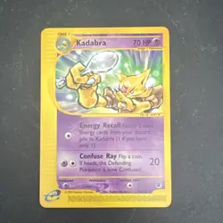 Pokemon TCG Kadabra 084/165 Expedition e-Reader Uncommon Regular 70 HP 2002 - Image 1