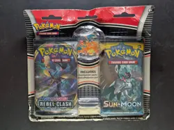 2020 Pokemon Rebel Clash/Sun & Moon 2-Pack Charizard Collector's Pin Sealed - Image 1