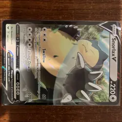 Pokemon | SWSH01: Sword & Shield Base Set | Snorlax V | 141/202 | NM Holo - Image 1