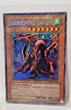 Harpie's Pet Dragon RP02-EN093 Max Foil Bleed Secret Rare Yugioh Retro Pack 2 - Image 1