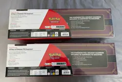 Pokemon 2025 Holiday Calendar 2 Pack Factory Sealed, Costco Exclusive. 2 sets - Image 2