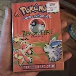 Pokemon Brushfire Starter Deck Sealed Wizards of the Coast English TCG 1999 - Image 1