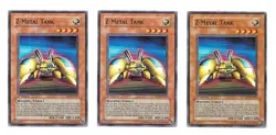 3 Yugioh Z-Metal Tank DP2-EN007 Common 1st Edition Lightly Played Cards - Image 1