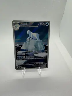 Pokemon Beartic Illustration Rare Holo 110/086 Sv: Black Bolt 150 HP - Image 1