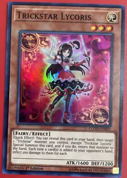 Yugioh Trickstar Lycoris COTD-EN007 - Super Rare 1st Edition - Image 1