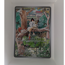 Pokemon Meowth 106/094 Me02: Phantasmal Flames Illustration Rare Holo 70 HP - Image 1
