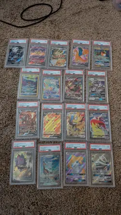 BIG Pokemon PSA Slab Lot Of 15+! Ultra Rares, Illustration Rares, Special Rares! - Image 1