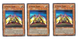 3 Yugioh Z-Metal Tank DP2-EN007 Common 1st Edition Lightly Played Cards - Image 1