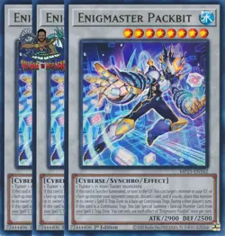 Yugioh! 3x Enigmaster Packbit MP25-EN162 Ultra Rare 1st Ed NM - Image 1
