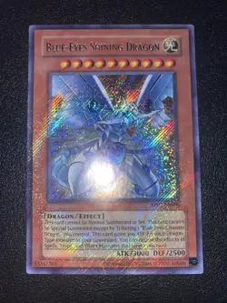 NM Blue-Eyes Shining Dragon RP02-EN096 FOIL BLEED Secret Rare YUGIOH - Image 1