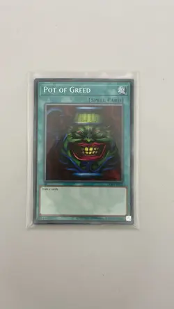 Pot of Greed LOB-EN119 Rare Yugioh Card NM - Image 1