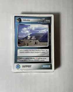 Star Trek The Next Generation Card Game Replacement Deck Of Cards New Sealed - Image 1