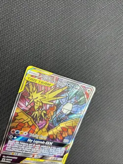 Pokemon Moltres Zapdos Articuno SM210 GX Tag Team Hidden Fates Promo Card - Image 5