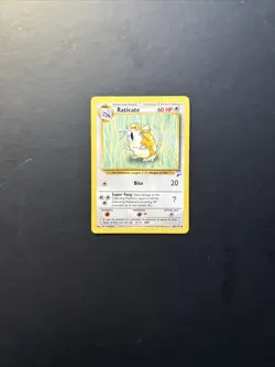 Pokemon Card - Base 2 Set 58/130 - RATICATE (uncommon) - NM - Image 1