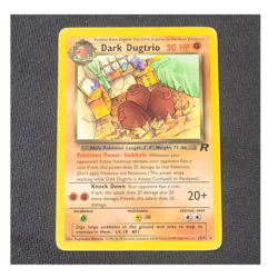 Pokemon TCG Dark Dugtrio 50 HP Team Rocket Rare Regular Unlimited 23/82 2000 - Image 1