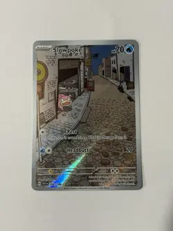 Slowpoke 204/198 Pokemon TCG Scarlet & Violet Base Illustration Rare NM - Image 3