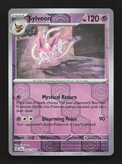 Sylveon 022/064 Uncommon Shrouded Fable Pokemon Reverse Holo Near Mint - Image 1