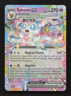 Sylveon ex 041/131 Double Rare Prismatic Evolutions Pokemon Near Mint - Image 1