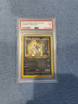 2002 Pokemon Neo Destiny Shining Tyrants PSA 7 - Image 1