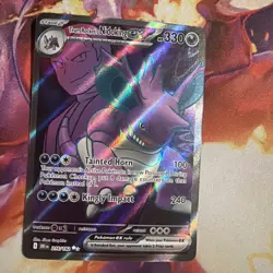 Team Rocket's Nidoking ex 216/182 Ultra Rare Destined Rivals Pokemon NM - Image 1