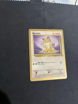 Meowth Gold Border 56/64 Fruit Roll Up Promo 1999 Jungle Pokemon Rare WOTC - Image 4