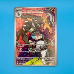 Team Rocket's Houndoom 191/182 Illustration Rare - Pokemon Destined Rivals- NM - Image 1