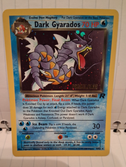 Dark Gyarados 8/82 Team Rocket - Pokemon TCG Prerelease Stamped Holo Rare NM/MT - Image 1