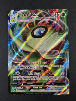 Pokemon TCG Celebi VMAX Chilling Reign 008/198 Holo Ultra Rare-NM/MT - Image 1