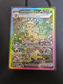 2025 Pokemon Prismatic Evolutions Leafeon ex #144/131 - Image 1