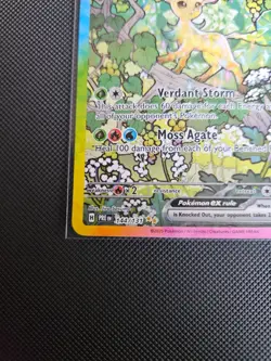 2025 Pokemon Prismatic Evolutions Leafeon ex #144/131 - Image 3