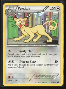 Persian 81/99 Rare Next Destinies Pokemon Lightly Played - Image 1