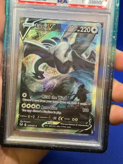 Pokemon Silver Tempest Lugia V #186 186/195 Alternate Alt Art PSA 10 W/ Guard - Image 2