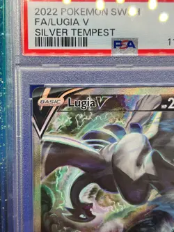 Pokemon Silver Tempest Lugia V #186 186/195 Alternate Alt Art PSA 10 W/ Guard - Image 3