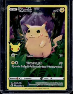 2021 Pokemon SWSH Celebrations Pikachu Holo #005/025 - Image 1