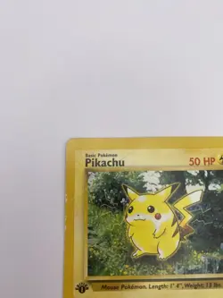 Pikachu 60/64 1st Edition Jungle W Stamp MP/HP WOTC Pokemon TCG Vintage Single - Image 3