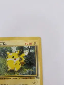 Pikachu 60/64 1st Edition Jungle W Stamp MP/HP WOTC Pokemon TCG Vintage Single - Image 4