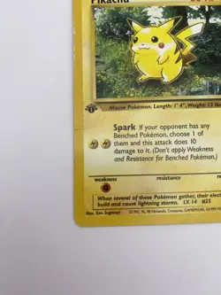 Pikachu 60/64 1st Edition Jungle W Stamp MP/HP WOTC Pokemon TCG Vintage Single - Image 5