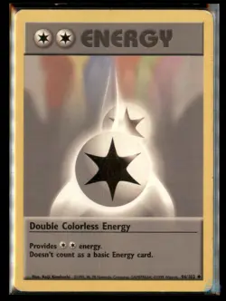 Double Colorless Energy 96/102 Uncommon Base Set Unlimited Pokemon MP - Image 1