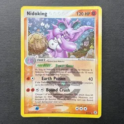 Nidoking | 8/112 FireRed & LeafGreen | Pokeball Reverse Holo Rare! | Pokemon MP - Image 1