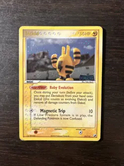 Pokemon TCG Elekid Stamped Unseen Forces Holo 23/115 MP/HP 2005 - Image 1