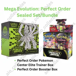 Perfect Order Pokemon Center Elite Trainer Box + Booster Box Display - Image 1
