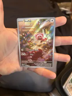 Pokemon Stufful Illustration Rare Holo Me01: Mega Evolution 154/132 70 HP - Image 1