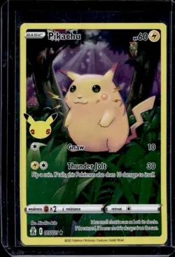 2021 Pokemon SWSH Celebrations Pikachu Holo #005/025 - Image 1