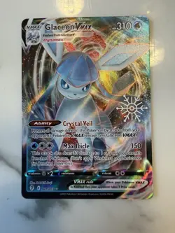 Pokemon TCG Glaceon VMAX Evolving Skies 041/203 Holo Ultra Rare - Image 1