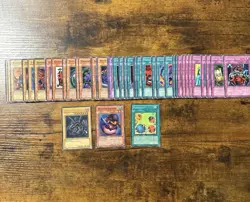Yugioh SDJ Vintage Starter Deck Joey Complete Set 1-50, Played, Red-Eyes - Image 1