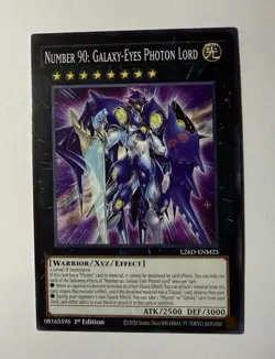 1x Number 90: Galaxy-Eyes Photon Lord 1st Edition Common L26D-ENM25 Yu-Gi-Oh! - Image 1