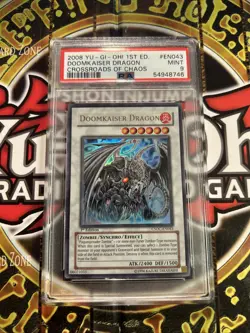 YuGiOh DOOMKAISER DRAGON #CSOC-EN043🔥PSA 9 MINT🔥1st EDITION-2008 ULTRA RARE - Image 4