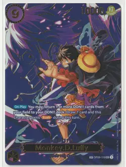 Monkey D Luffy SP OP09-119 [SP OP13] Carrying on His Will One Piece English - Image 1