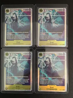 One Piece TCG Enel SR EB02 EN02-052 English Playset - Image 1