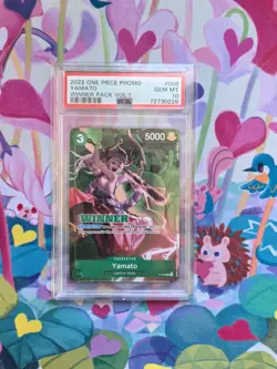PSA 10 Gem Mint Yamato WINNER P-008 2022 Winner Pack Vol. 1 One Piece - Image 1